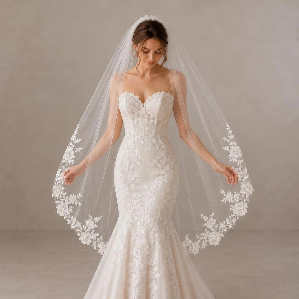 FINGERTIP LENGTH VEILS