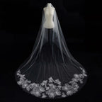 Lunalice V3004 Wedding Veil – Elegant Soft Tulle Bridal Veil for Wedding Dress
