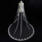 Lunalice V3005 Wedding Veil – Elegant Soft Tulle Bridal Veil for Wedding Dress