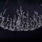 Lunalice V3007 Bridal Veil Side View – Elegant Wedding Veil for Bride