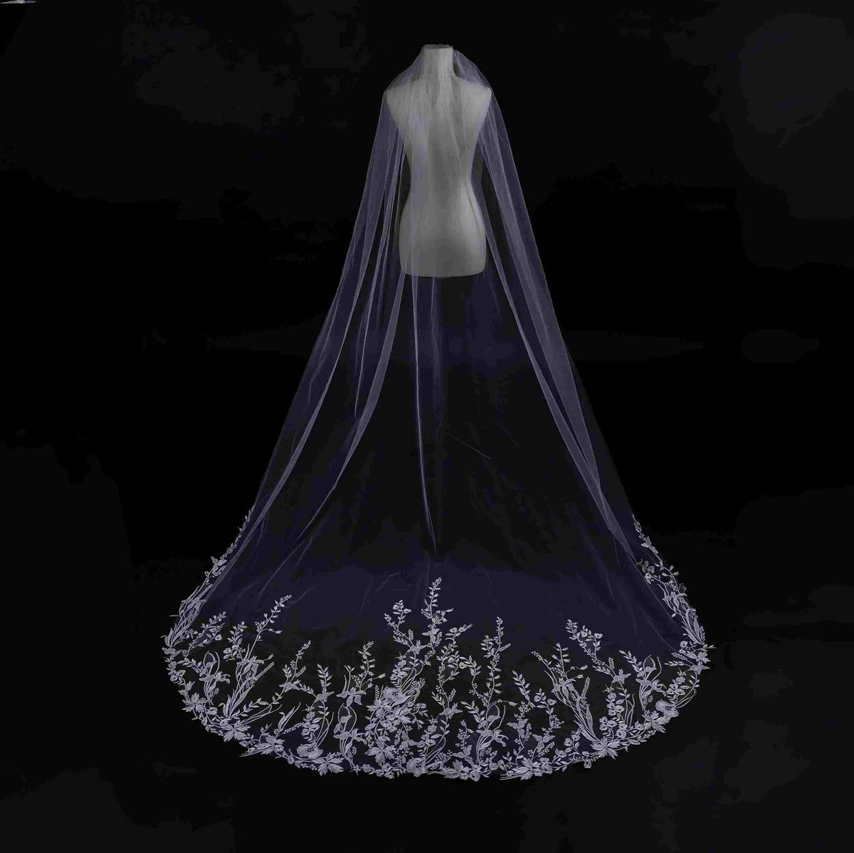 Lunalice V3007 Wedding Veil – Elegant Soft Tulle Bridal Veil for Wedding Dress