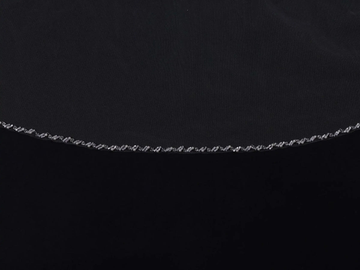 Lunalice V3017 Bridal Veil Back View – Elegant Wedding Veil for Bride