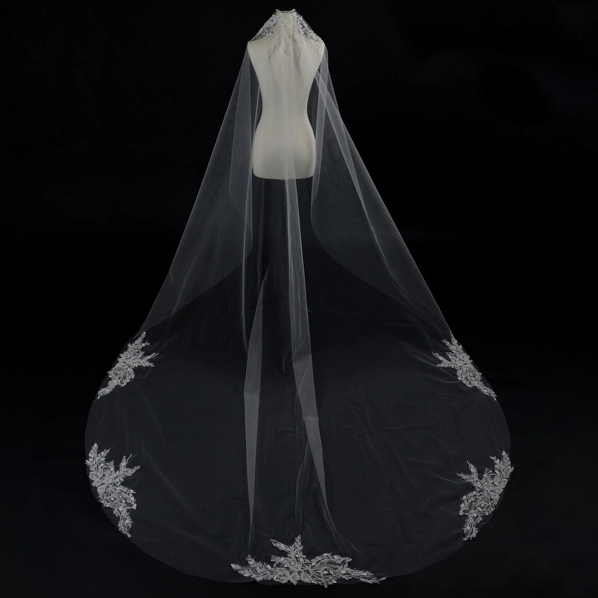 Lunalice V3017 Wedding Veil – Elegant Soft Tulle Bridal Veil for Wedding Dress