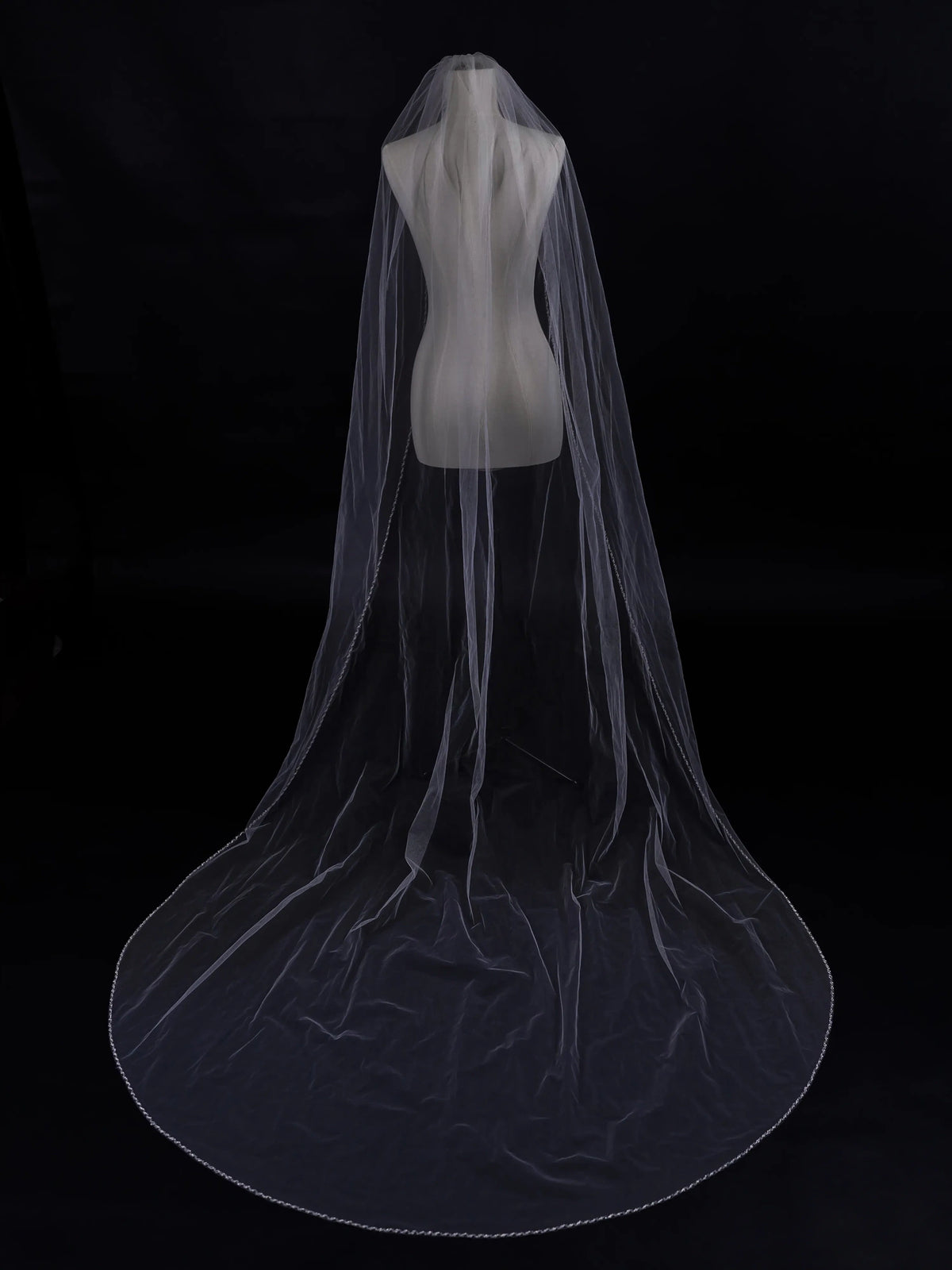 Lunalice V3017 Wedding Veil – Elegant Soft Tulle Bridal Veil for Wedding Dress