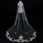 Lunalice V3018 Wedding Veil – Elegant Soft Tulle Bridal Veil for Wedding Dress