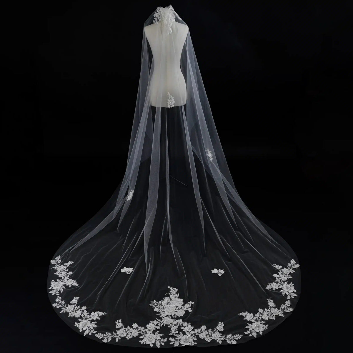 Lunalice V3018 Wedding Veil – Elegant Soft Tulle Bridal Veil for Wedding Dress
