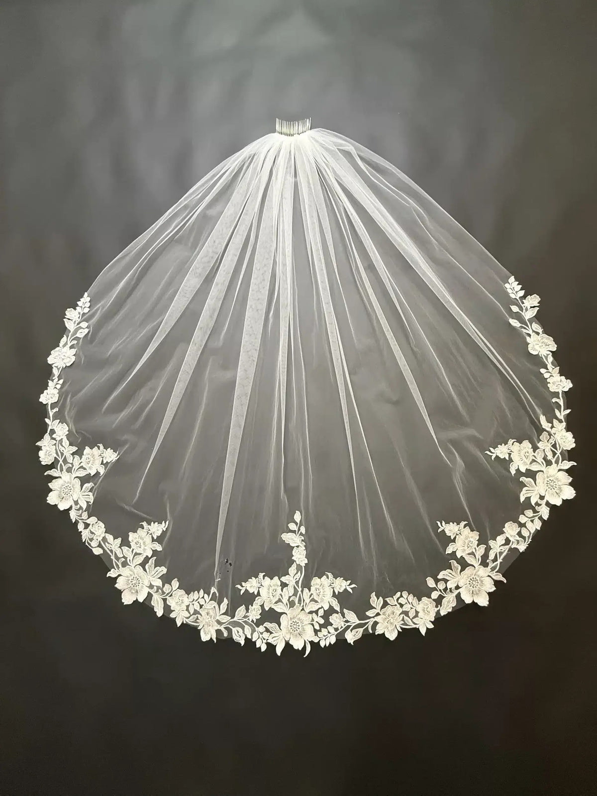 Lunalice V3020 Wedding Veil – Elegant Soft Tulle Bridal Veil for Wedding Dress