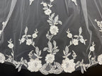 Lunalice V3021 Bridal Veil Side View – Elegant Wedding Veil for Bride