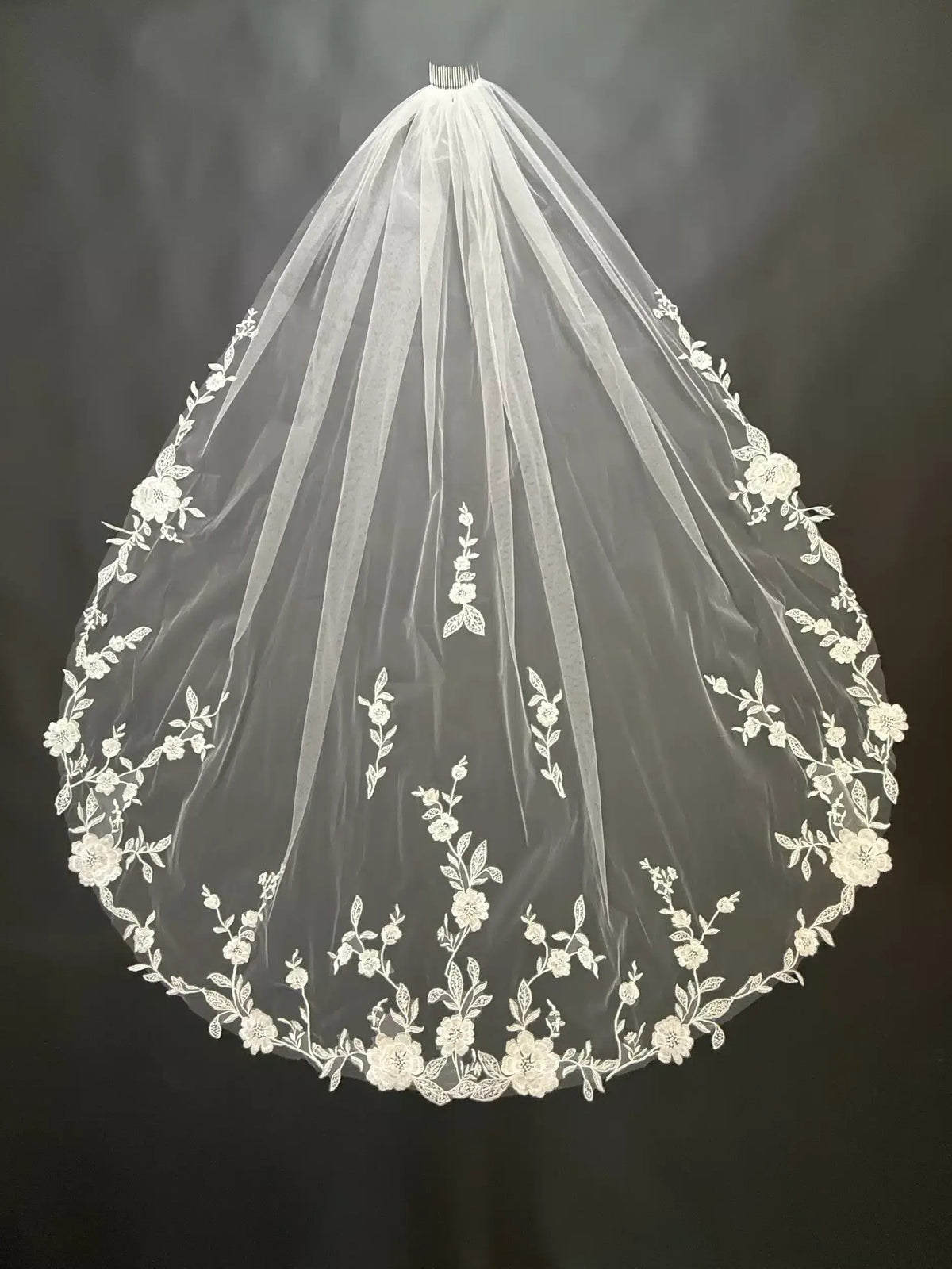 Lunalice V3021 Wedding Veil – Elegant Soft Tulle Bridal Veil for Wedding Dress
