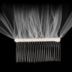 Lunalice Bridal Hair Comb – Elegant Bridal Accessory for Wedding & Bridal Veil Set